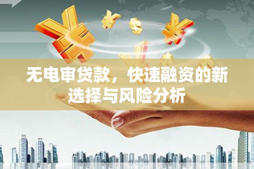 杉林无电审贷款，快速融资的新选择与风险分析