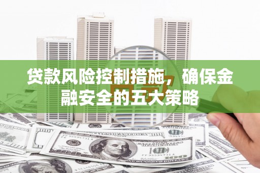 杉林贷款风险控制措施，确保金融安全的五大策略