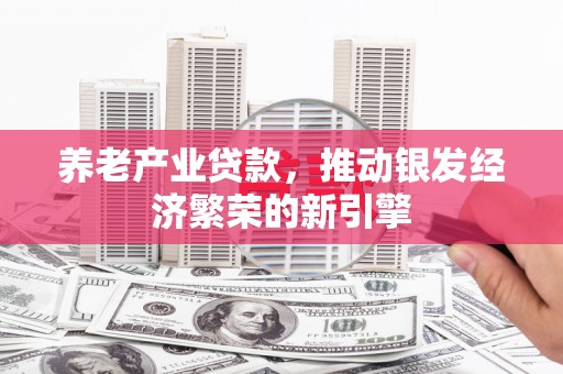 杉林养老产业贷款，推动银发经济繁荣的新引擎